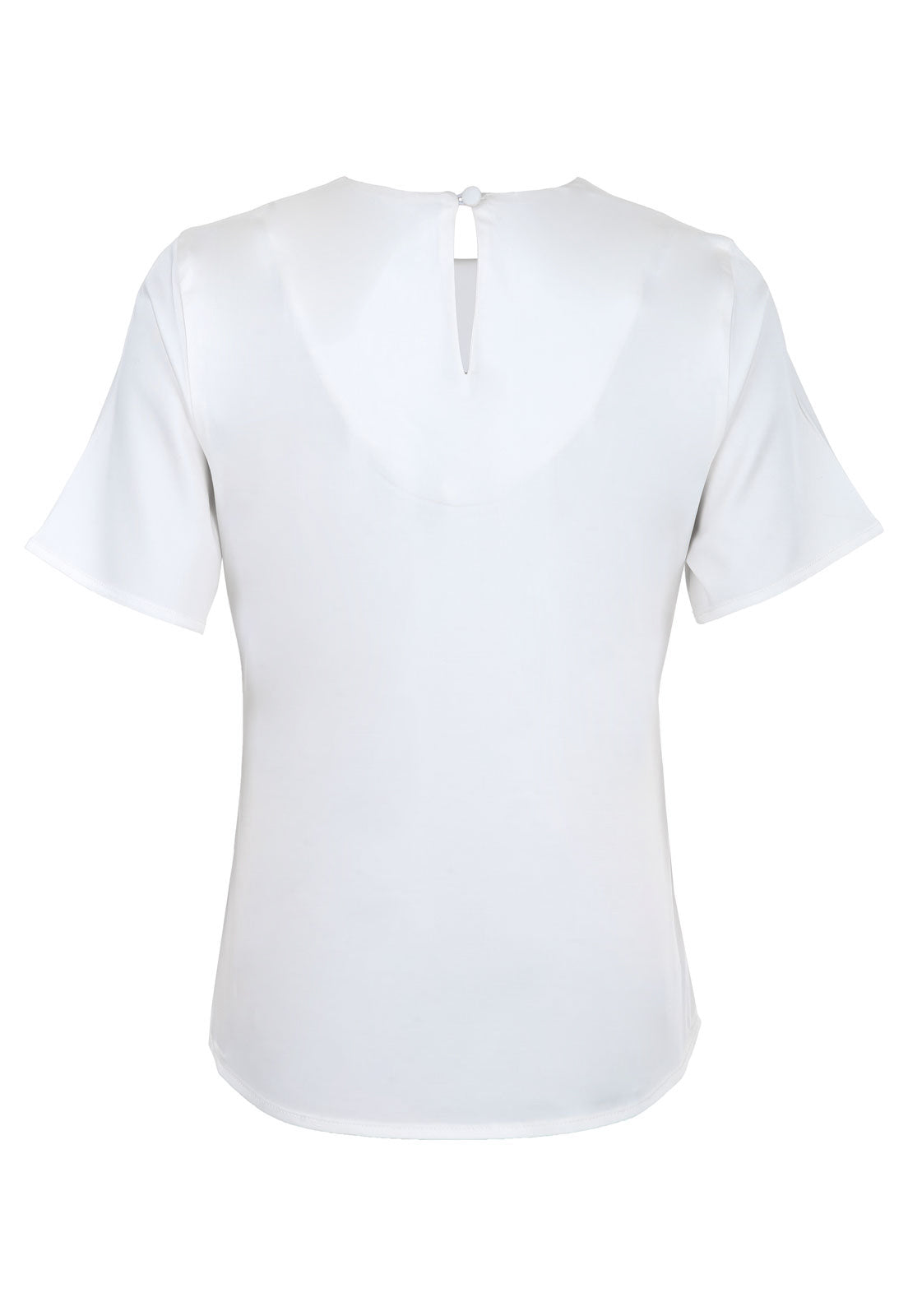 Blusa Manga Corta Negro Ivory