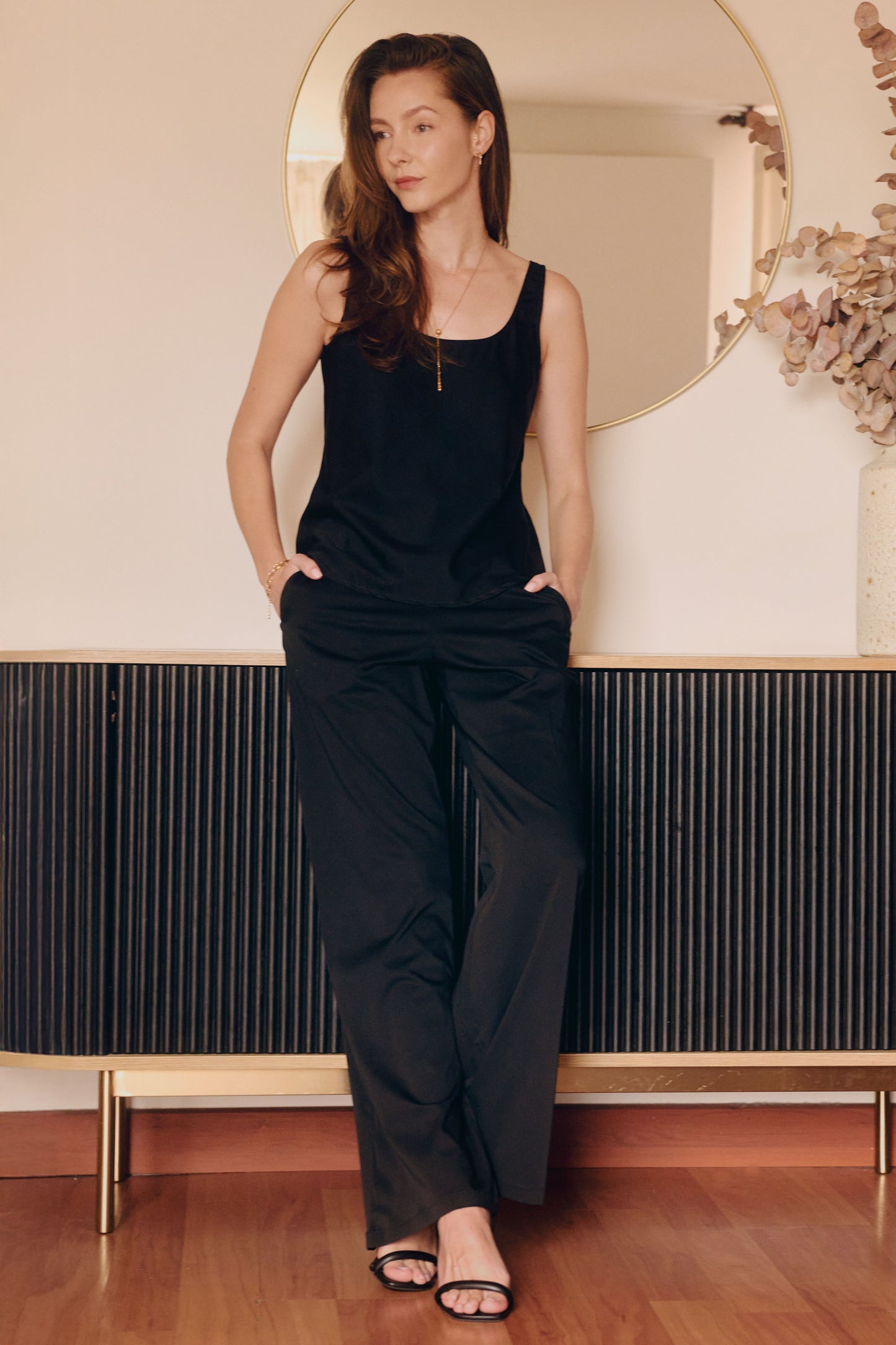 Blusa Sesgo Negro