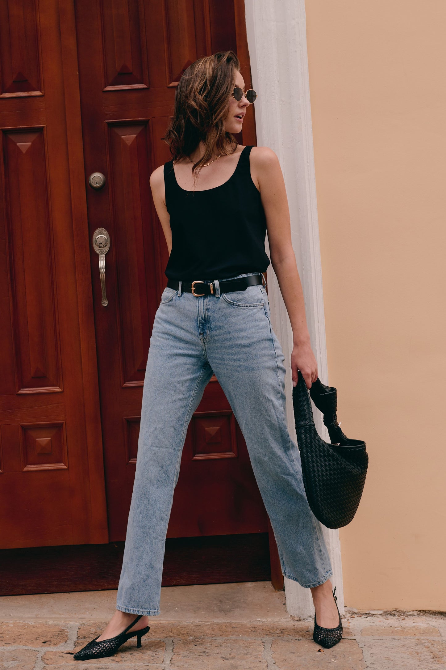 Blusa Sesgo Negro